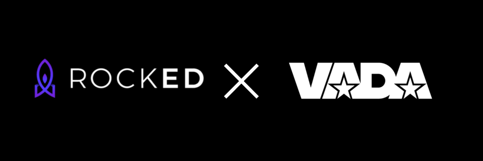 RockED and VADA_dark mode logo